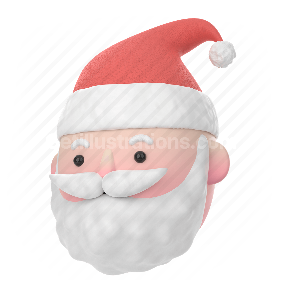 christmas, santa claus, santa, man, old man, winter, season, beard, hat, x-mas